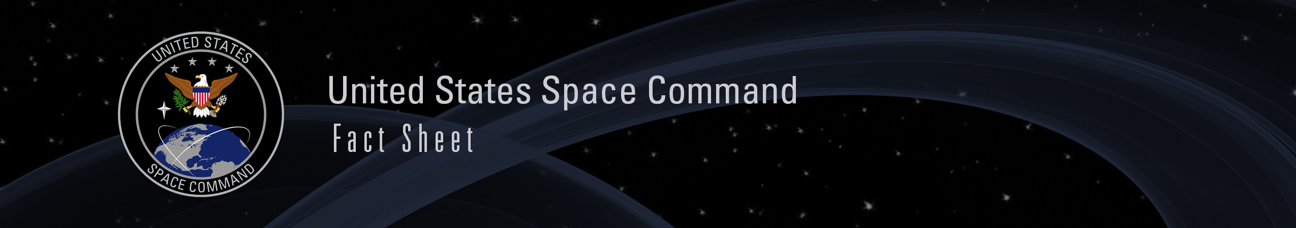 U.S. Space Command Fact Sheet Header